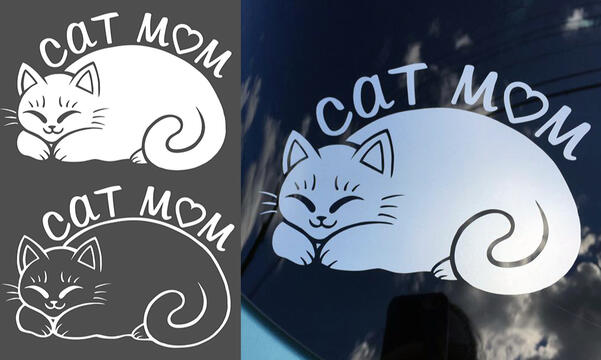Kitty Vinyl Decal